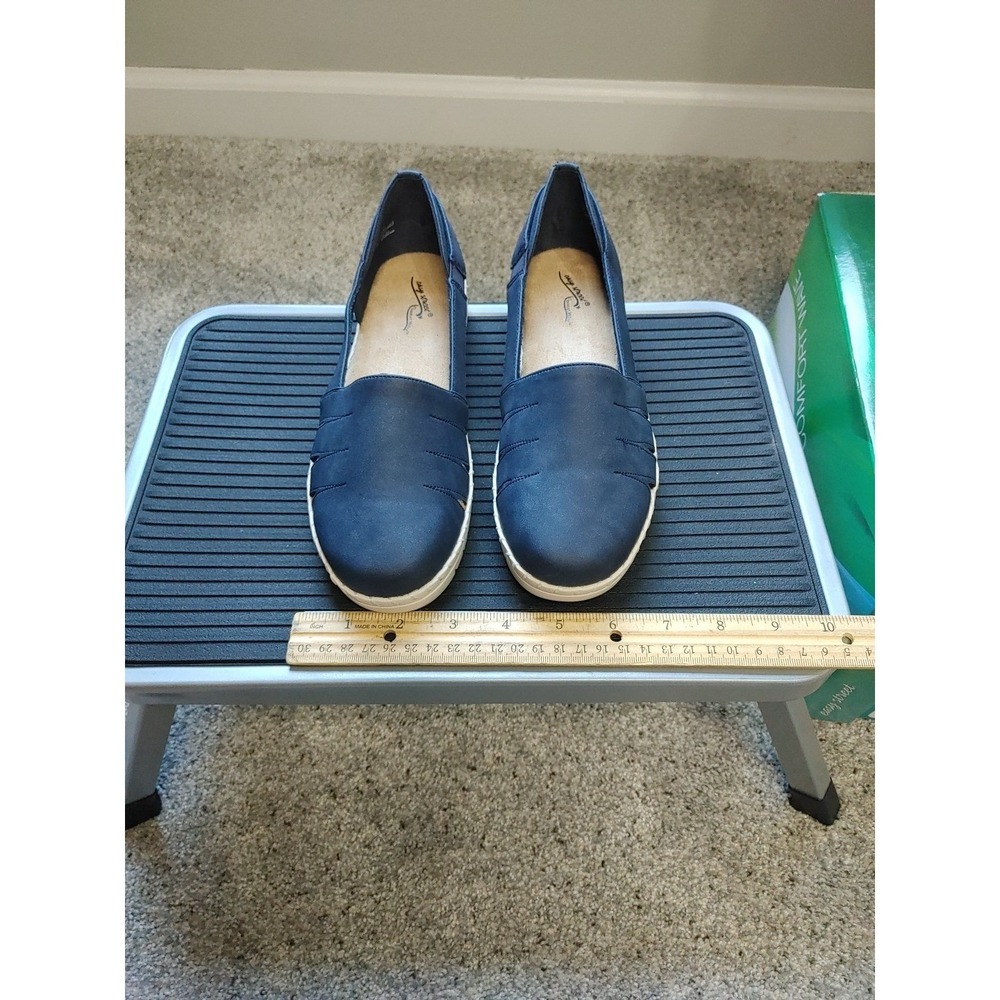 Easy Street Bugsy Navy / Gore Women's Slip On Shoes Sz. 6.5 M NIB 31-7245 - Picture 11 of 12